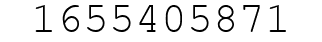 Number 1655405871.