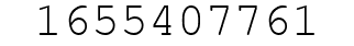 Number 1655407761.
