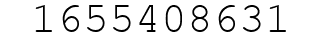 Number 1655408631.