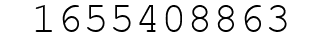 Number 1655408863.