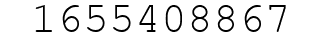 Number 1655408867.