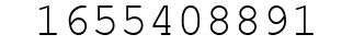Number 1655408891.