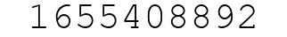 Number 1655408892.