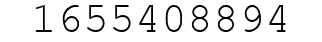 Number 1655408894.