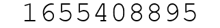 Number 1655408895.