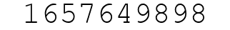Number 1657649898.