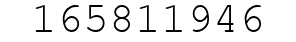 Number 165811946.