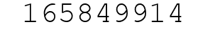Number 165849914.
