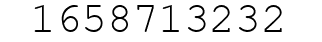Number 1658713232.