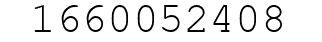 Number 1660052408.