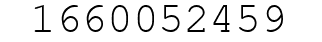 Number 1660052459.