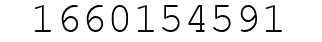Number 1660154591.