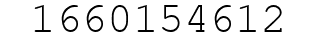 Number 1660154612.