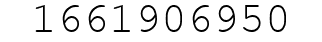 Number 1661906950.