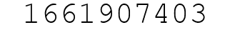 Number 1661907403.