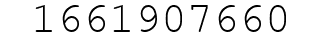 Number 1661907660.