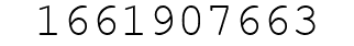 Number 1661907663.