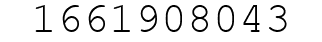 Number 1661908043.