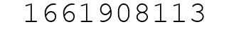Number 1661908113.