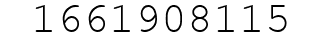 Number 1661908115.
