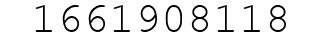 Number 1661908118.