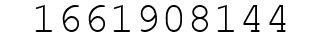 Number 1661908144.