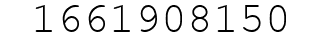 Number 1661908150.