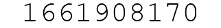 Number 1661908170.