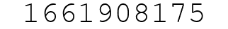 Number 1661908175.