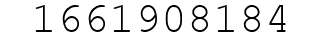 Number 1661908184.