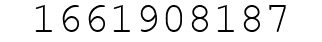 Number 1661908187.