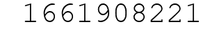 Number 1661908221.