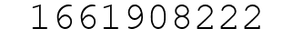 Number 1661908222.