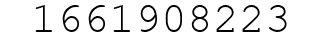Number 1661908223.