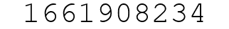 Number 1661908234.