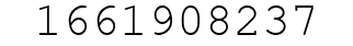 Number 1661908237.