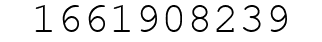 Number 1661908239.