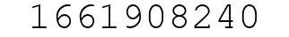 Number 1661908240.