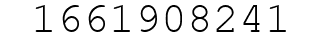 Number 1661908241.