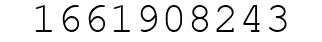 Number 1661908243.