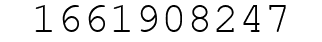 Number 1661908247.