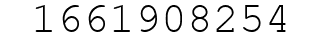 Number 1661908254.
