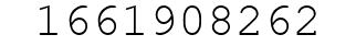 Number 1661908262.