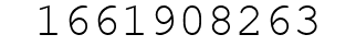 Number 1661908263.