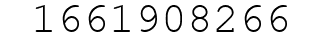 Number 1661908266.