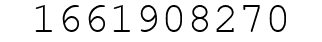 Number 1661908270.