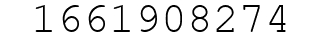 Number 1661908274.