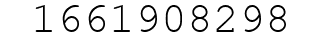 Number 1661908298.