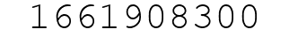 Number 1661908300.
