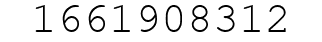 Number 1661908312.